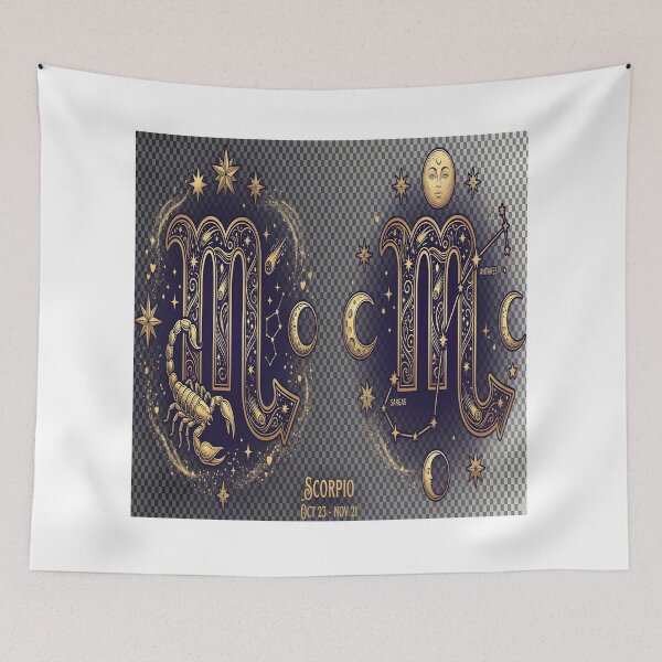 Item preview, Scorpio Zodiac Celestial Astrology Symbol Mystical Horoscope Spiritual Design designed and sold by Jayara [Born To Reign].