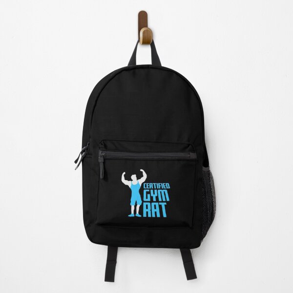 Item preview, Certified Gym Rat Funny Workout Fitness Quote Logo designed and sold by shirt-o-mat.