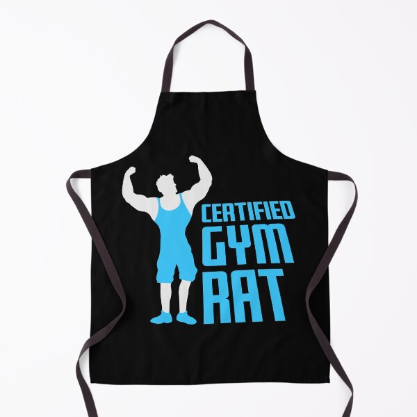 Item preview, Certified Gym Rat Funny Workout Fitness Quote Logo designed and sold by shirt-o-mat.