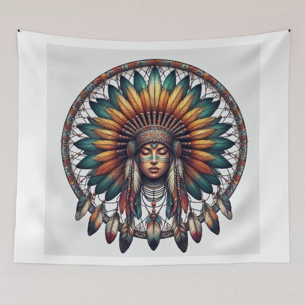 Item preview, Native American Dreamcatcher #4  designed and sold by Paragon-Art.