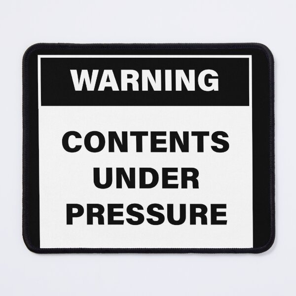 Item preview, Warning contents under pressure designed and sold by WhackoDesigns.