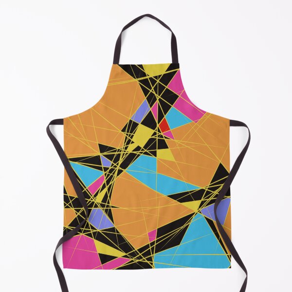 Item preview, Abstract Energy Art – Geometric Shapes in Blue & Gold, Yellow & Pink | Modern Design designed and sold by Susanna Schorr.