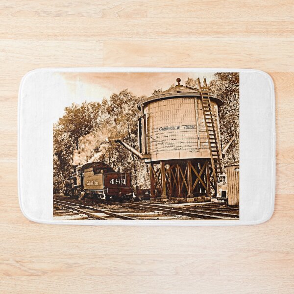 Item preview, Chama, New Mexico, September 7, 1996, Railroad Water Tank, Engine and Coal Car designed and sold by AMacGPhilly.