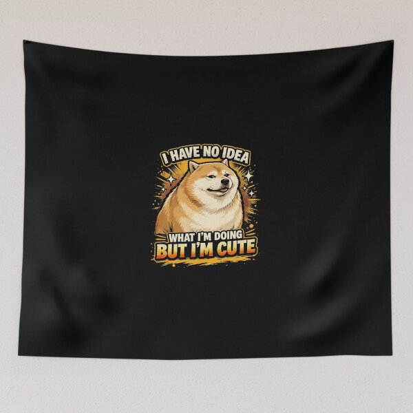 Item preview, No Thoughts Funny Dog Meme T-Shirt Design designed and sold by DogLord.