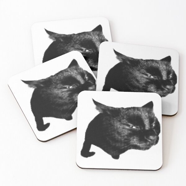 Item preview, Black Cat With a Suspicious Looking Face designed and sold by GoodGD.