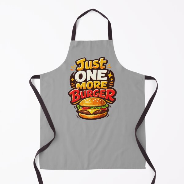 Item preview, Just One More Burger – Juicy Burger Addict Funny Pun T-Shirt designed and sold by Mikoff04-arts.