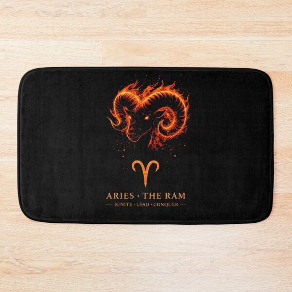 Item preview, Fiery Aries Ram Zodiac Symbol designed and sold by 97Ts.