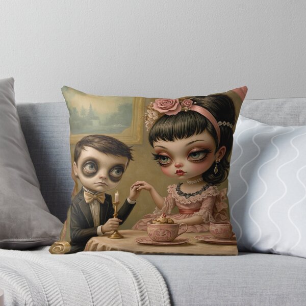 Item preview, A Curious Little Meeting. Strange Couple Aesthetic. Pop Surrealism Art inspired by Mark Ryden. Lowbrow art.. designed and sold by Piagor.