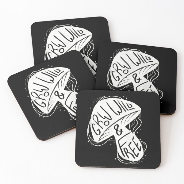 Item preview, Copy of Grow Wild and Free Mushroom (White) designed and sold by Nothing But Tea.
