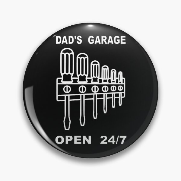 Item preview, Dad's Garage Open 24/7 - Screwdriver Set Mechanic Art designed and sold by The Bold Line Studio.