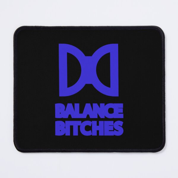 Item preview, Minimalist Blue Balance Bitches Sarcastic Art designed and sold by LekkieStudioArt.