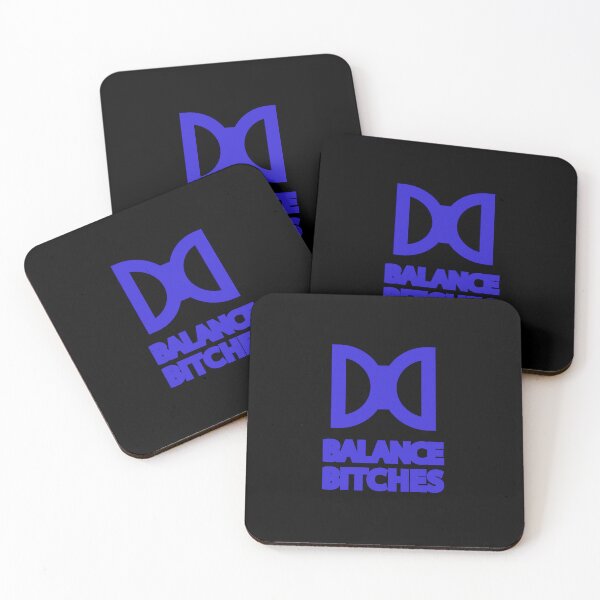 Item preview, Minimalist Blue Balance Bitches Sarcastic Art designed and sold by LekkieStudioArt.