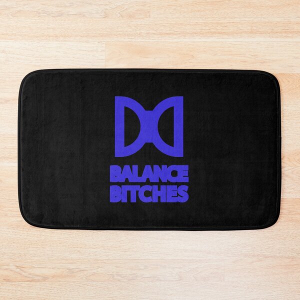 Item preview, Minimalist Blue Balance Bitches Sarcastic Art designed and sold by LekkieStudioArt.