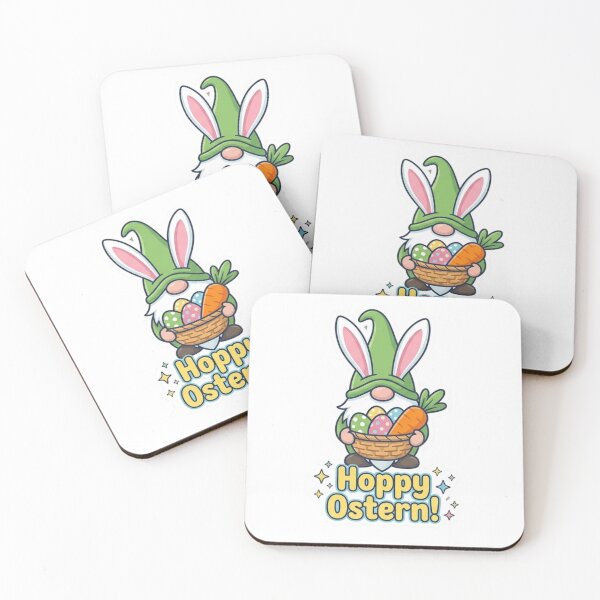 Item preview, Happy Easter! Cute Easter Gnome with Bunny Ears & Basket designed and sold by ValeriValera.