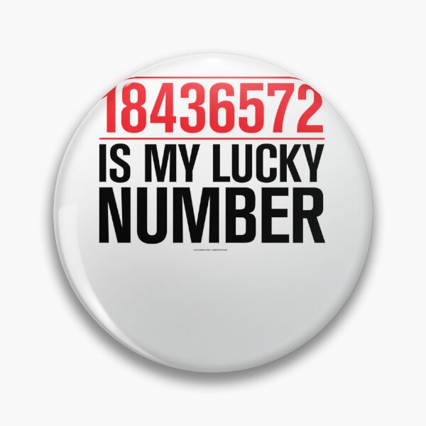 Item preview, 18436572 is my lucky number  designed and sold by CraftBasement.