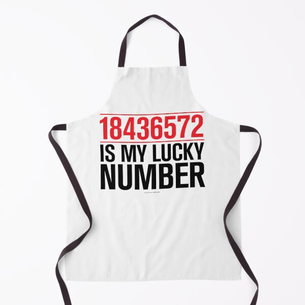 Item preview, 18436572 is my lucky number designed and sold by CraftBasement.
