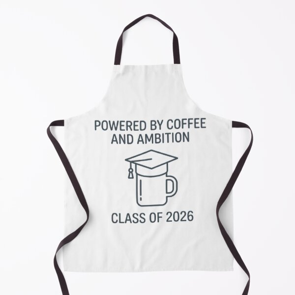 Item preview, Powered By Coffee and Ambition Graduation Cap designed and sold by ShoopingAn.