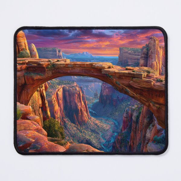 Item preview, Majestic Sunset Over Canyon Arch Landscape Scene designed and sold by Artessie.