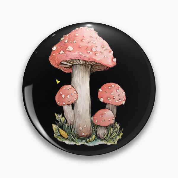 Item preview, Red Spotted Mushroom Family Art designed and sold by kndzxf.