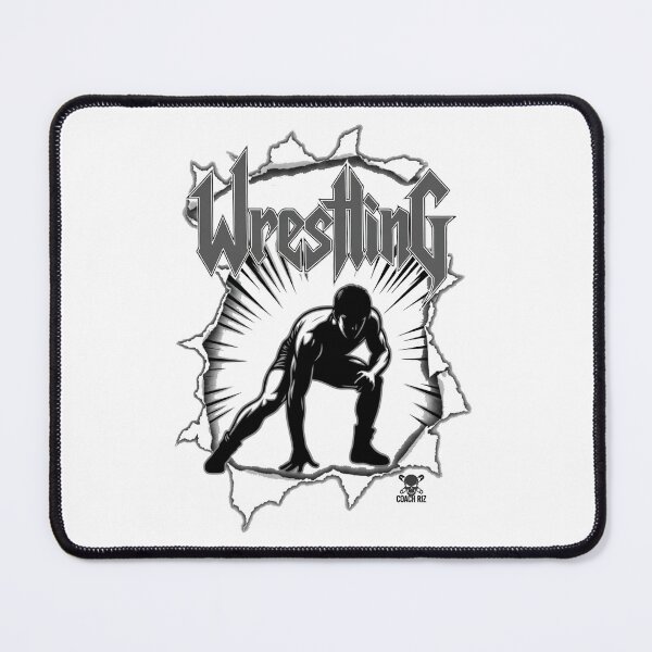 Item preview, Wrestling Stance - Intense Action Art designed and sold by Coach-Riz.