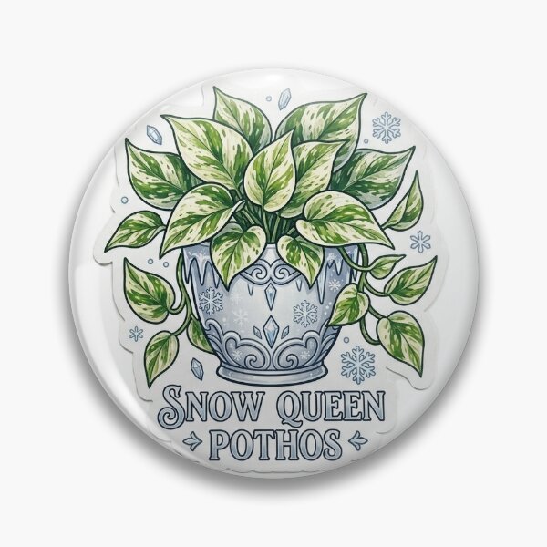 Item preview, Snow Queen Pothos designed and sold by ButterCreations.