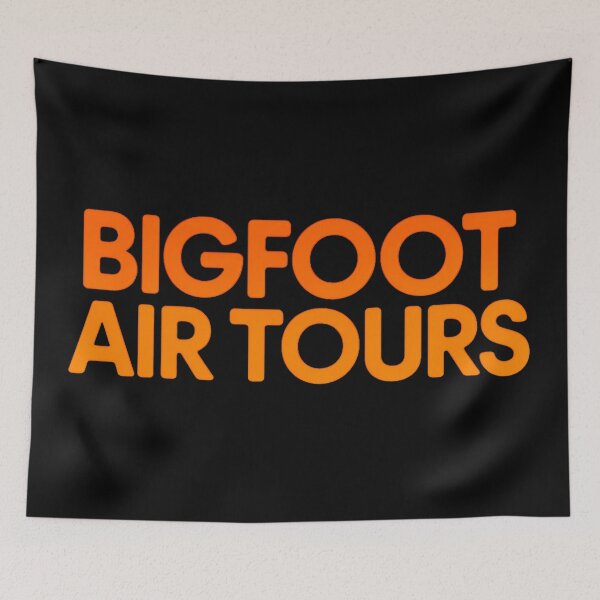 Item preview, Funny Bigfoot Air Tours – Retro Sasquatch Adventure slogan designed and sold by WilderRoads.
