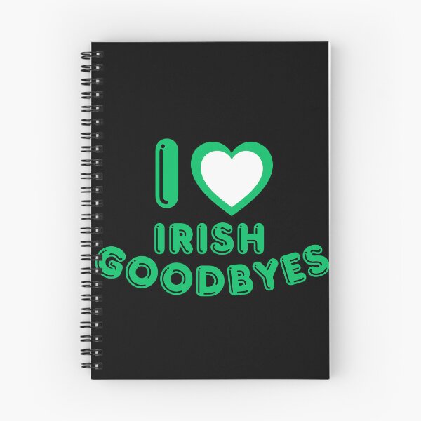Item preview, Irish Goodbye Funny Humor | Bold Green Typography designed and sold by Zuriel Hargrove.