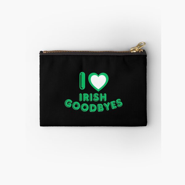 Item preview, Irish Goodbye Funny Humor | Bold Green Typography designed and sold by Zuriel Hargrove.