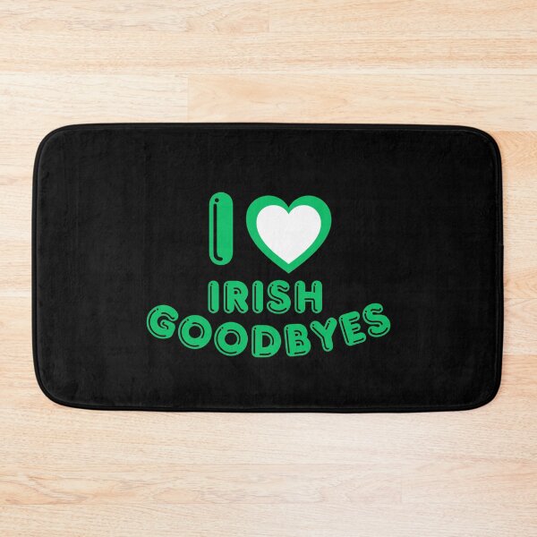 Item preview, Irish Goodbye Funny Humor | Bold Green Typography designed and sold by Zuriel Hargrove.