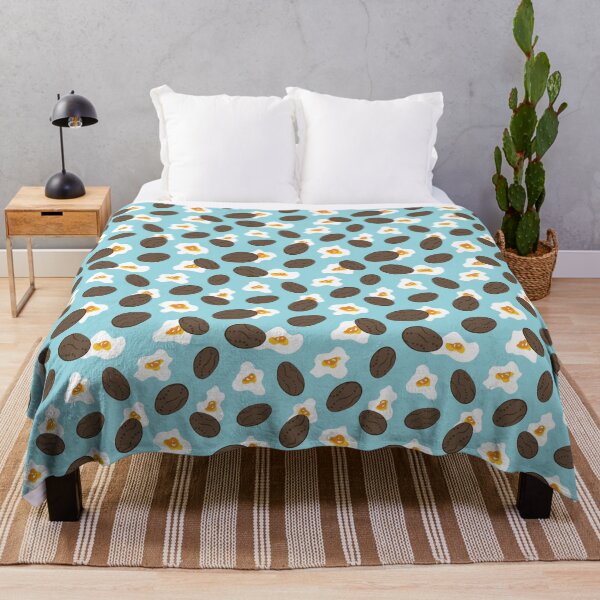 Item preview, Chocolatey Eggs Pattern - Sky Blue designed and sold by Daniel Bevis Design.