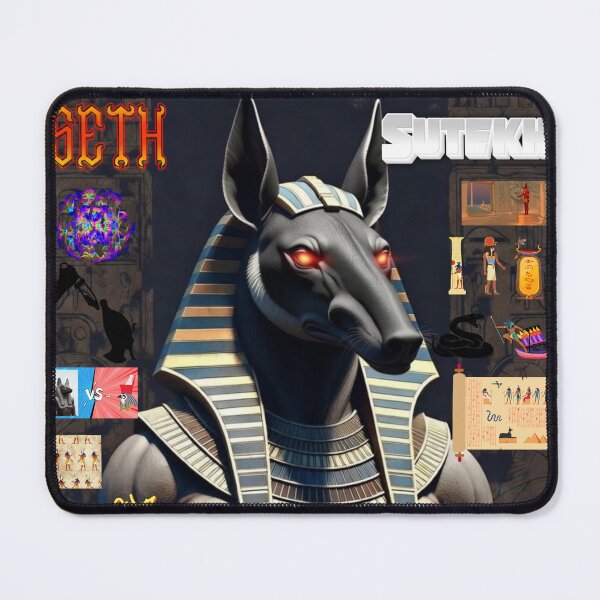 Item preview, Seth (Set) – Ancient Egyptian God of Chaos, Strength, Storms & Transformation designed and sold by BlackStarsCreations.