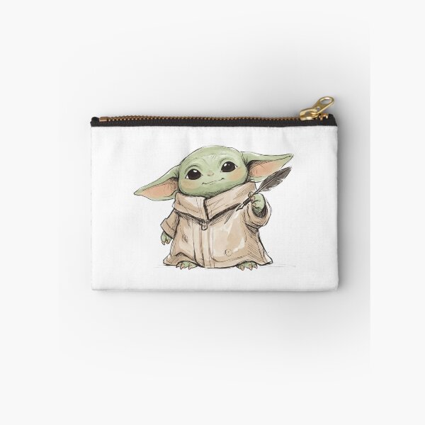 Item preview, BABY YODA WITH QUILL AND INK designed and sold by LIS AND MELIVERSO.