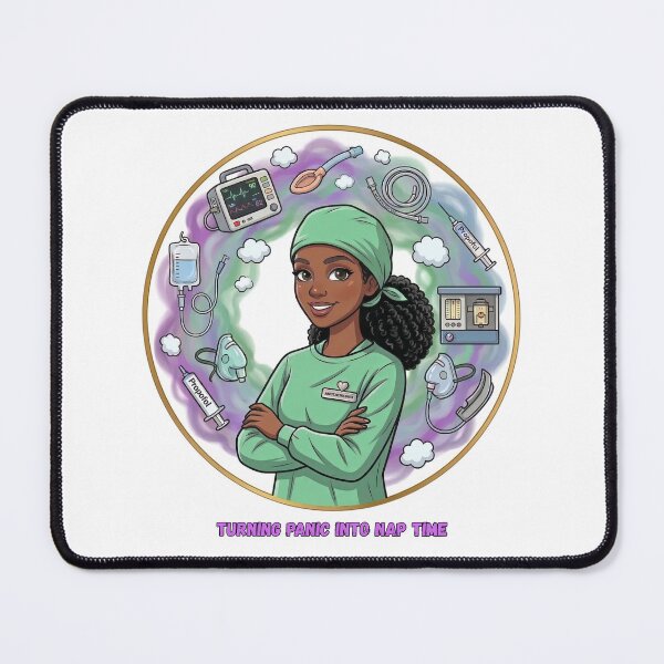 Item preview, Turning panic into nap time (anesthesiologist) designed and sold by Nurse Eve.