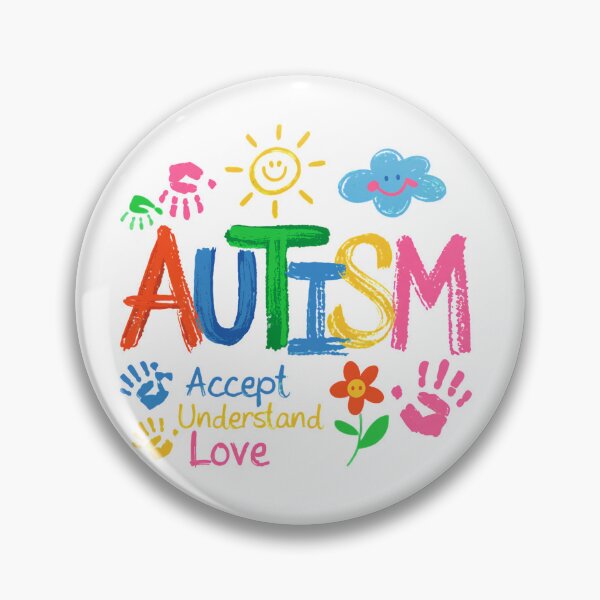 Item preview, Autism Accept Understand Love - Colorful Handprints & Sunshine designed and sold by pixelspaperslab.