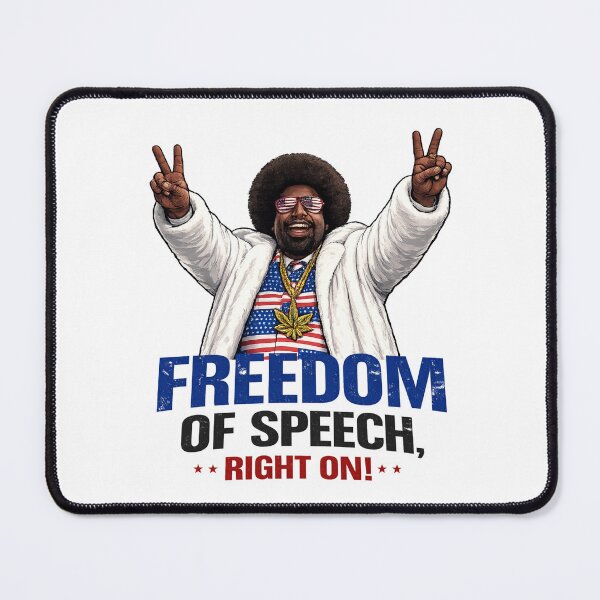 Item preview, Afroman Freedom of Speech | Patriotic Bold Illustration designed and sold by Zuriel Hargrove.