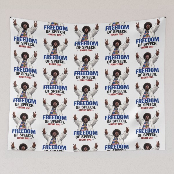 Item preview, Afroman Freedom of Speech | Patriotic Bold Illustration designed and sold by Zuriel Hargrove.