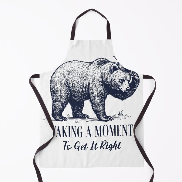 Item preview, Taking a Moment to Get It Right Bear Graduation Design, Vintage Engraving Style Thoughtful Student Gift designed and sold by TeeVerse27.