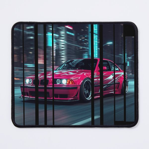 Item preview, B.W the Power of the 3 coupe with wide body kit, street racing vibe, high contrast neon colors 23 designed and sold by Neon G.