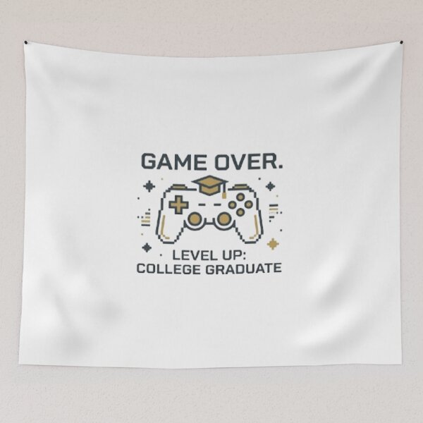 Item preview, Game Over Level Up College Graduate Gamer designed and sold by ShoopingAn.
