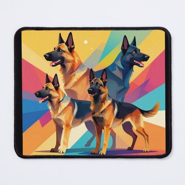 Item preview, German Shepherd Geometric Pop Art: Modern Colorful Dog Design designed and sold by Wild Hare.