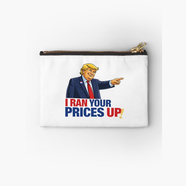 Item preview, Inflation Satire Pointing Trump Rising Prices | Patriotic Bold Illustration designed and sold by Zuriel Hargrove.