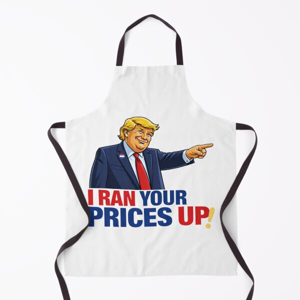Item preview, Inflation Satire Pointing Trump Rising Prices | Patriotic Bold Illustration designed and sold by Zuriel Hargrove.