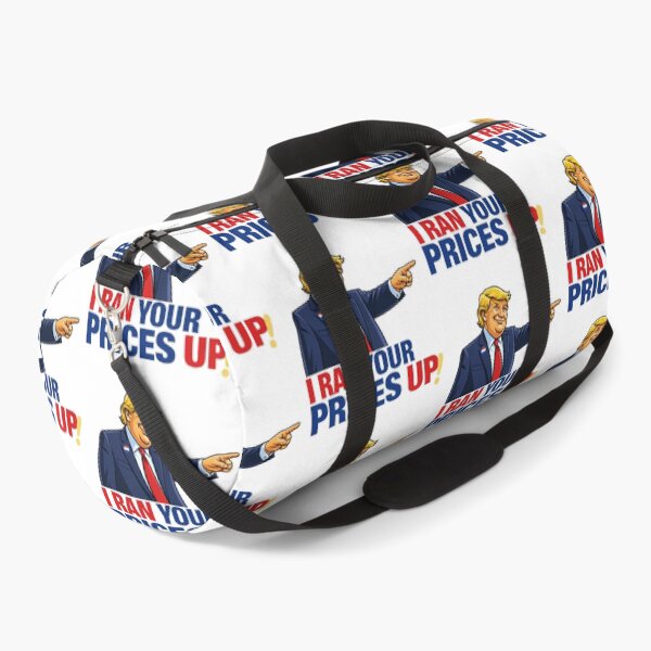 Item preview, Inflation Satire Pointing Trump Rising Prices | Patriotic Bold Illustration designed and sold by Zuriel Hargrove.