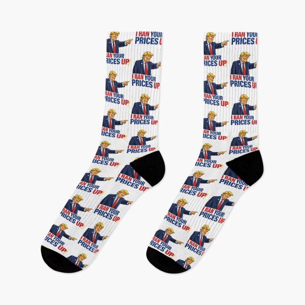 Item preview, Inflation Satire Pointing Trump Rising Prices | Patriotic Bold Illustration designed and sold by Zuriel Hargrove.