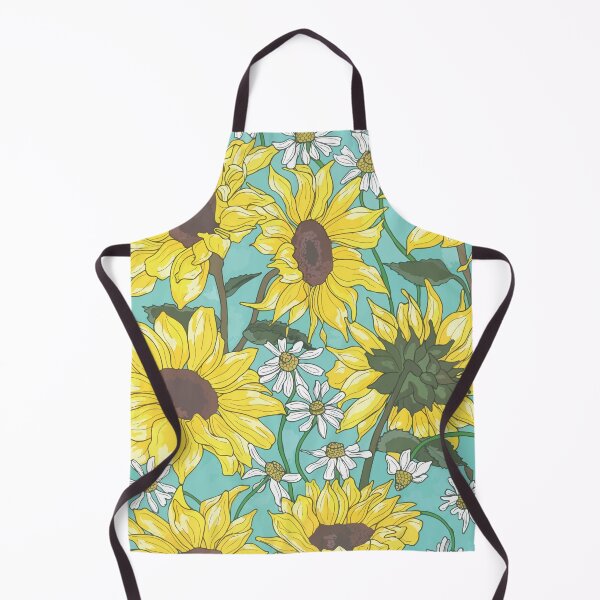 Item preview, Sunflower and Chamomille Flower Print designed and sold by Poppylipops.