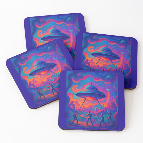 Item preview, Meeting with neon lights and UFOs designed and sold by Studio Yvonne .