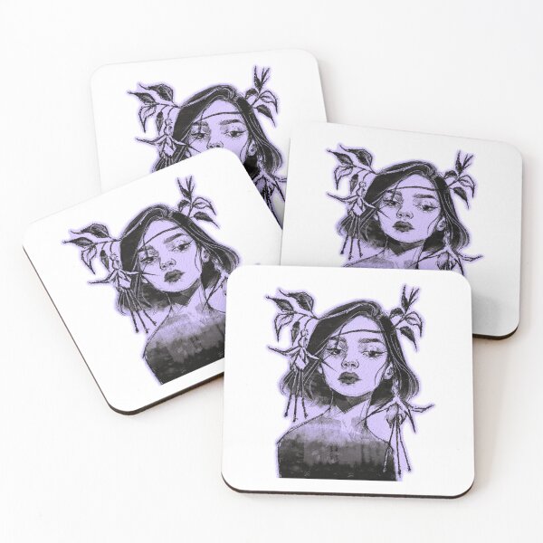 Item preview, FUCHSIA FLOWER CROWN WOMAN AMETHYST VIOLET designed and sold by melyverso.