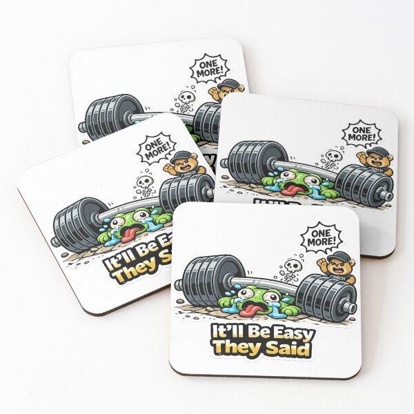 Item preview, It'll Be Easy They Said – Funny Gym Frog Meme Sticker | Relatable Workout Fail Humor designed and sold by les3cerises.