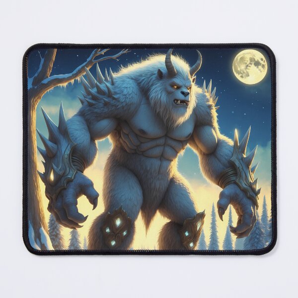 Item preview, Sasquatch - Yeti Fantasy Art designed and sold by Lucid Dream Pixel.