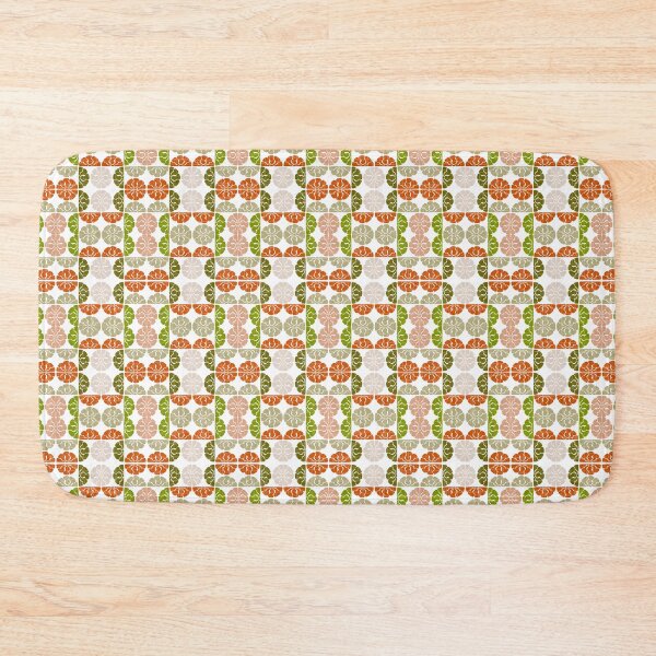 Item preview, Mid Century Modern Abstract Pattern Green Orange.PNG designed and sold by Clara Fruggeri.